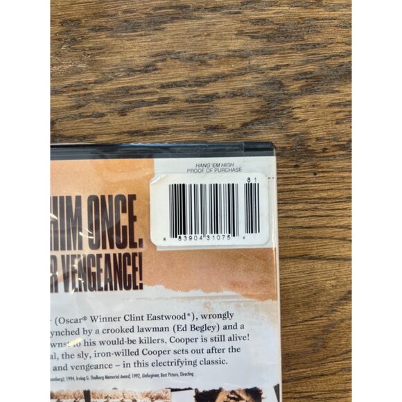 Hang Em High DVD 1968 Western Film Clint Eastwood Action Movie Pre-Owned - Picture 3 of 4